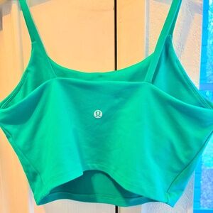 Kelly Green Rare Lululemon Color Crop Tank (Bundle available at your option)